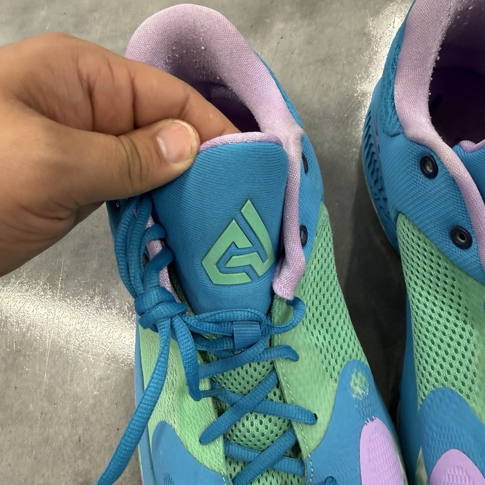 Nike Zoom Freak 4 Birthstone Mens 12 Giannis Basketball Shoes DJ6149-400 Blue - Picture 4 of 9